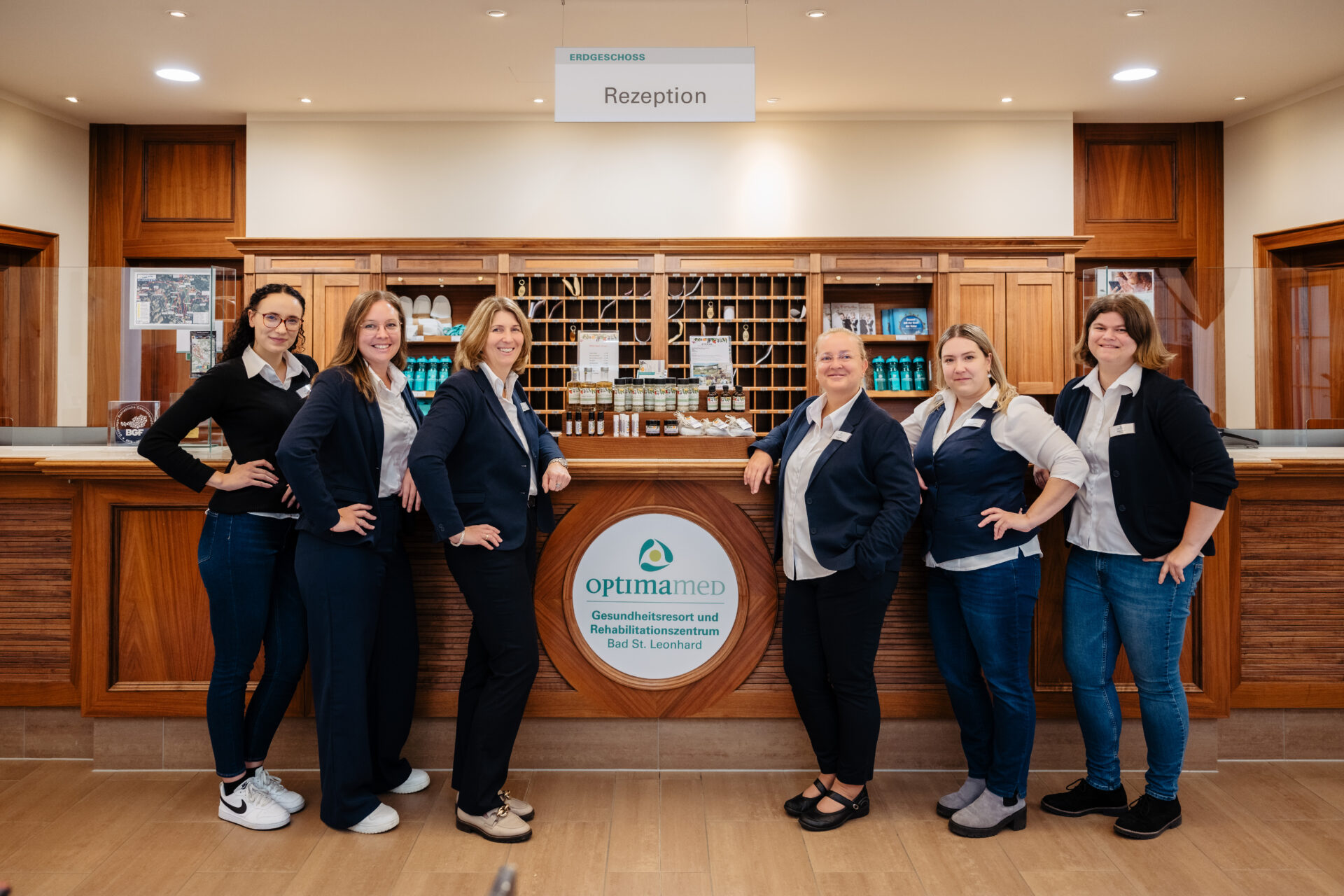 Team der Rezeption Team der Rezeption